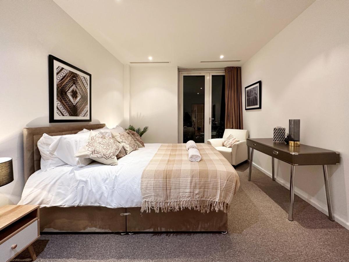 Stylish Apartment In Canary Wharf Londres Exterior foto