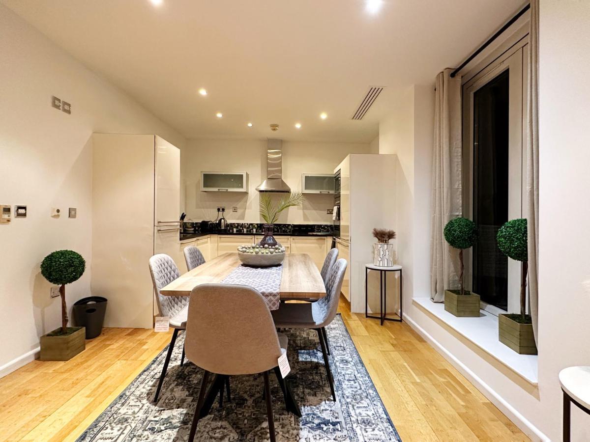 Stylish Apartment In Canary Wharf Londres Exterior foto