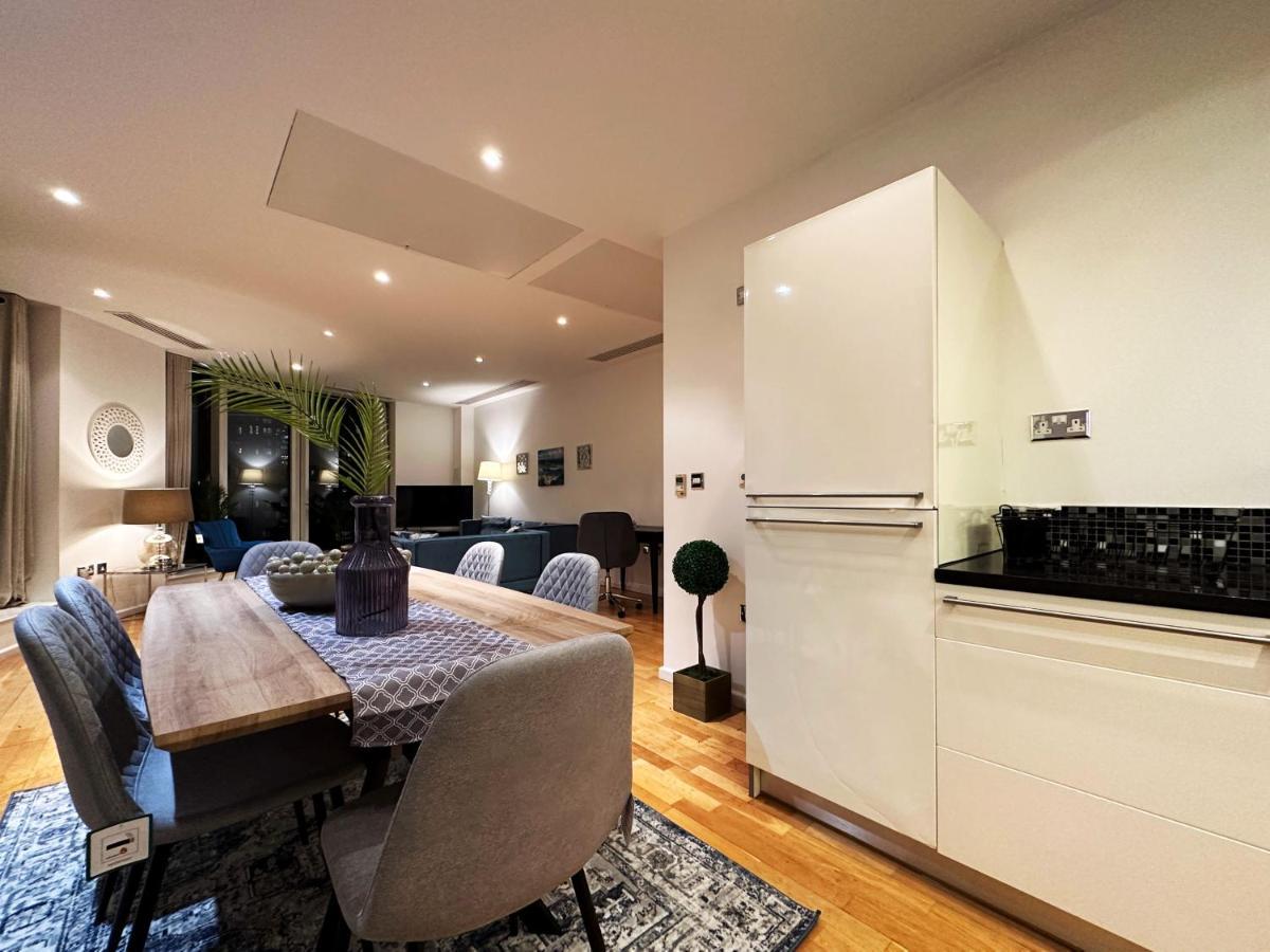Stylish Apartment In Canary Wharf Londres Exterior foto