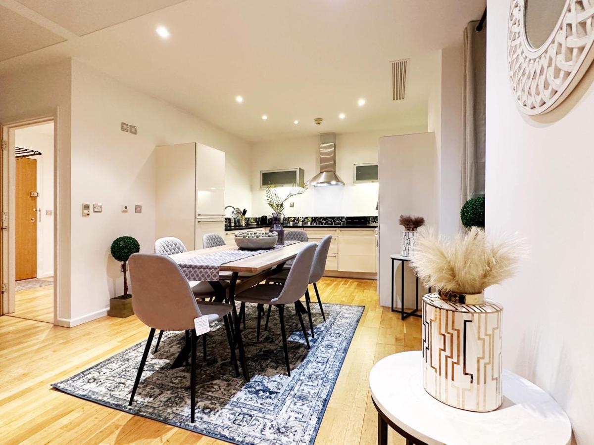 Stylish Apartment In Canary Wharf Londres Exterior foto